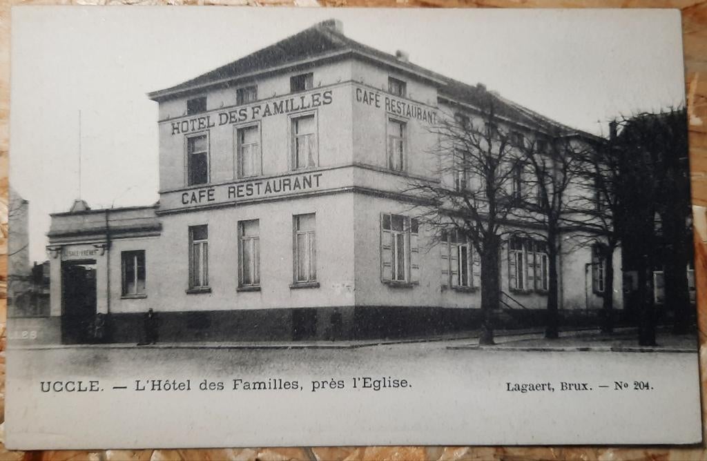 Uccle, l'hôtel des familles, près de l'église, Collections, Cartes postales | Belgique, Enlèvement ou Envoi, Non affranchie, Bruxelles (Capitale)