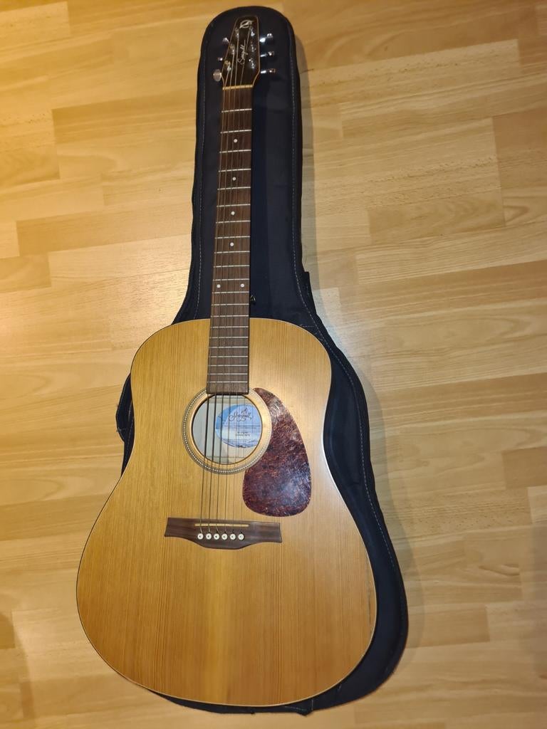 Seagull S6 Original akoestische gitaar + draagtas, Muziek en Instrumenten, Snaarinstrumenten | Gitaren | Akoestisch, Ophalen, Gebruikt