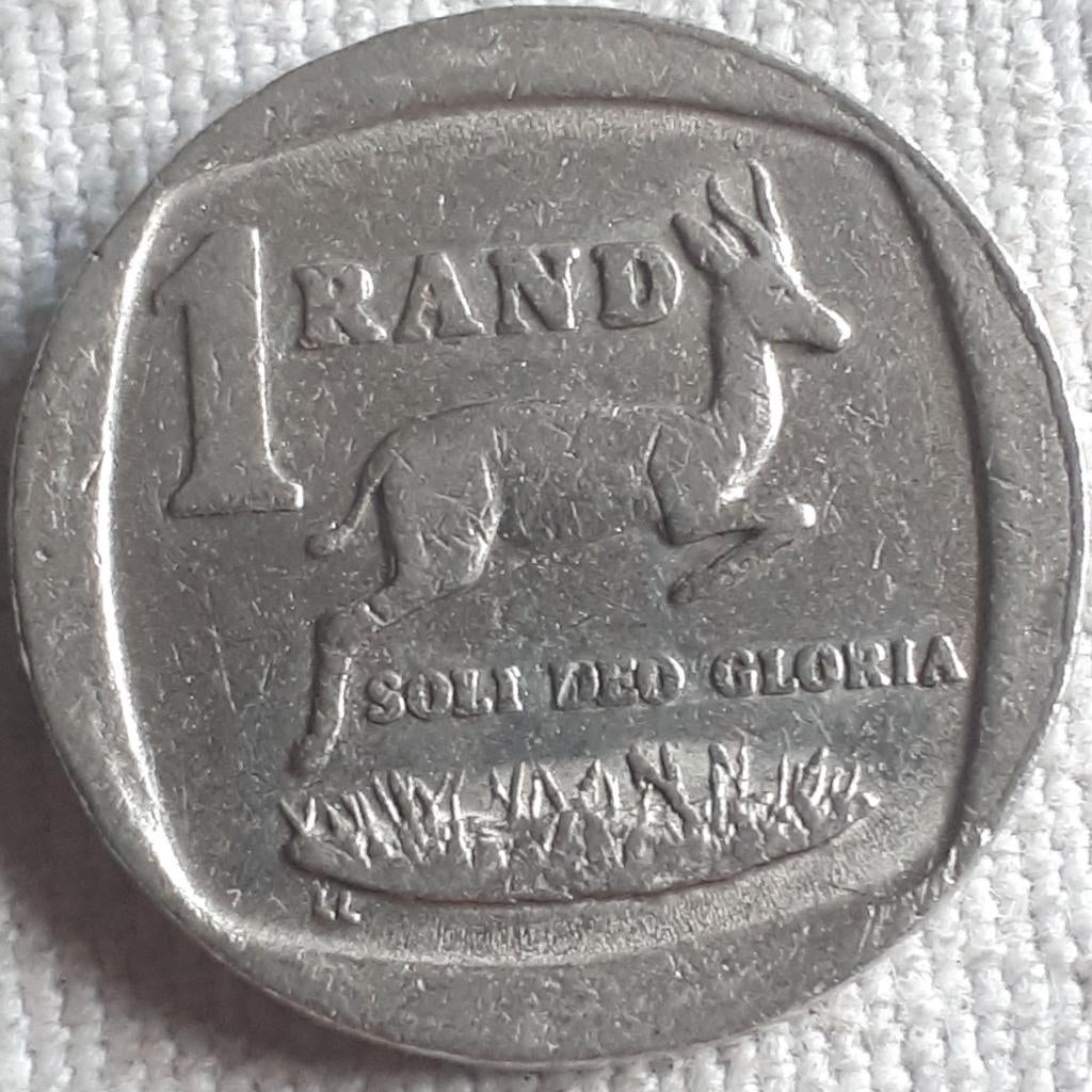 ZUID AFRICA : 1 RAND 1995 KM 138, Postzegels en Munten, Munten | Afrika, Ophalen of Verzenden, Zuid-Afrika, Losse munt