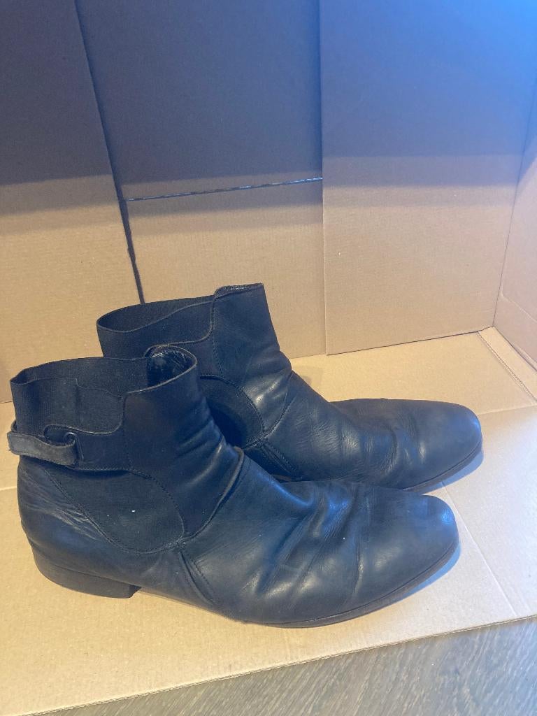 herenschoenen maat 43, Kleding | Heren, Schoenen, Gedragen, Boots, Zwart, Ophalen of Verzenden