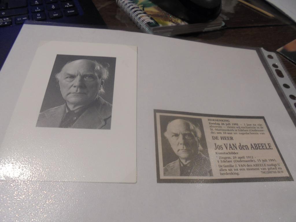 Dp Jos Van den Abeele, Ophalen of Verzenden, Bidprentje