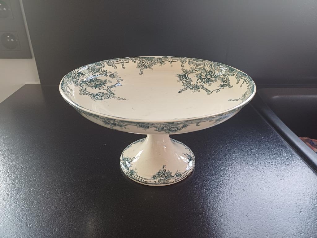 BFK Antieke fruit of serveerschaal- model Dauphin-19de eeuw, Ophalen of Verzenden