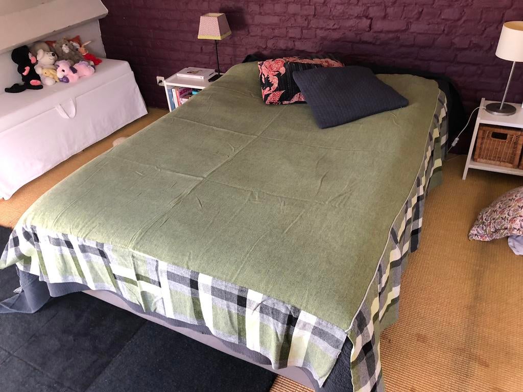 Vintage beddensprei, Ophalen, Groen