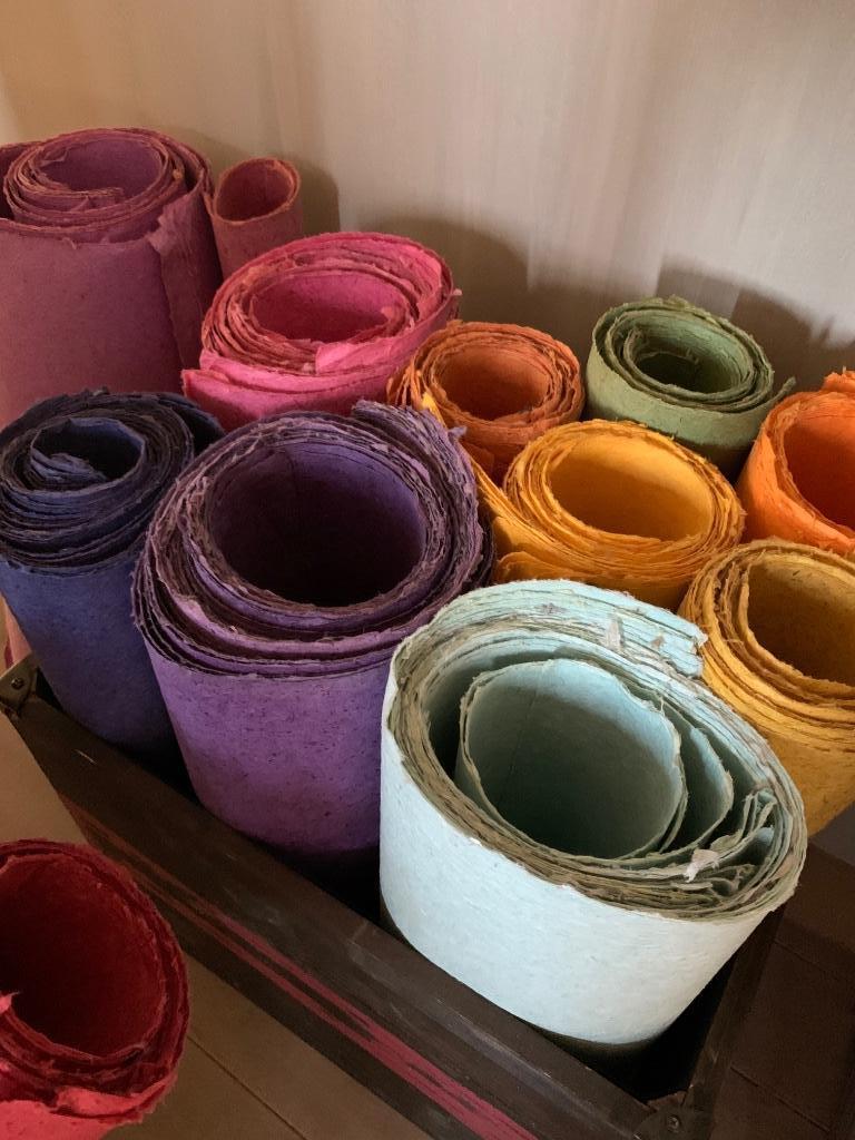 Handgeschept papier lot 20 bladen, Ophalen of Verzenden, Nieuw, Knutselwerk