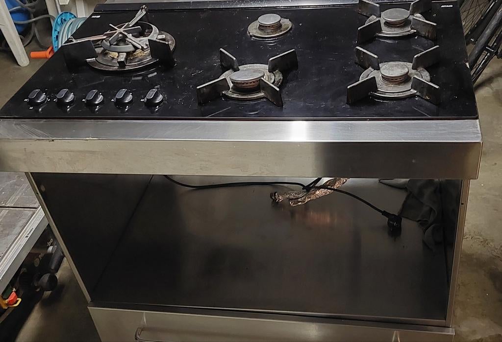 5-pits ATAG gasfornuis inox – krachtige wokbrander - getest, Ophalen