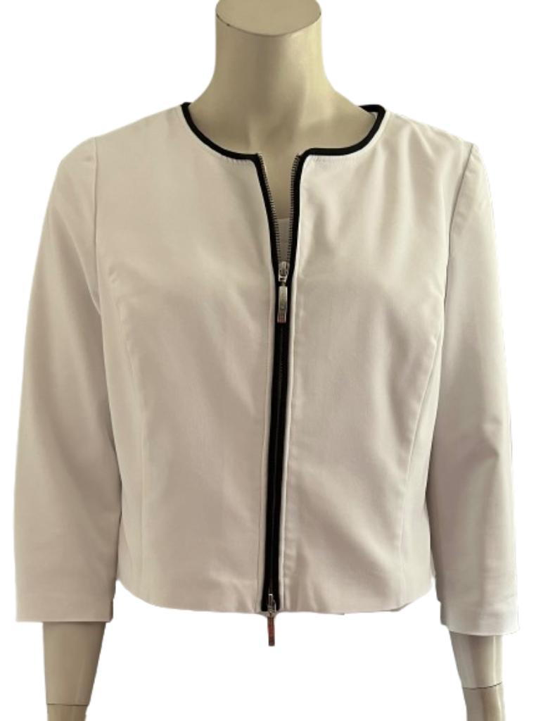 CAROLINE BISS vestje - 42 - Pre Loved, Kouterbaan 44 9280 Lebbeke, Verzenden, Wit, Maat 42/44 (L)