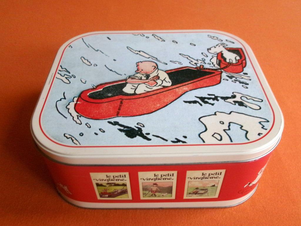 JOLIE BOITE EN FER ** TINTIN **, Verzamelen, Blikken, Ophalen of Verzenden, Gebruikt, Overige, Overige merken