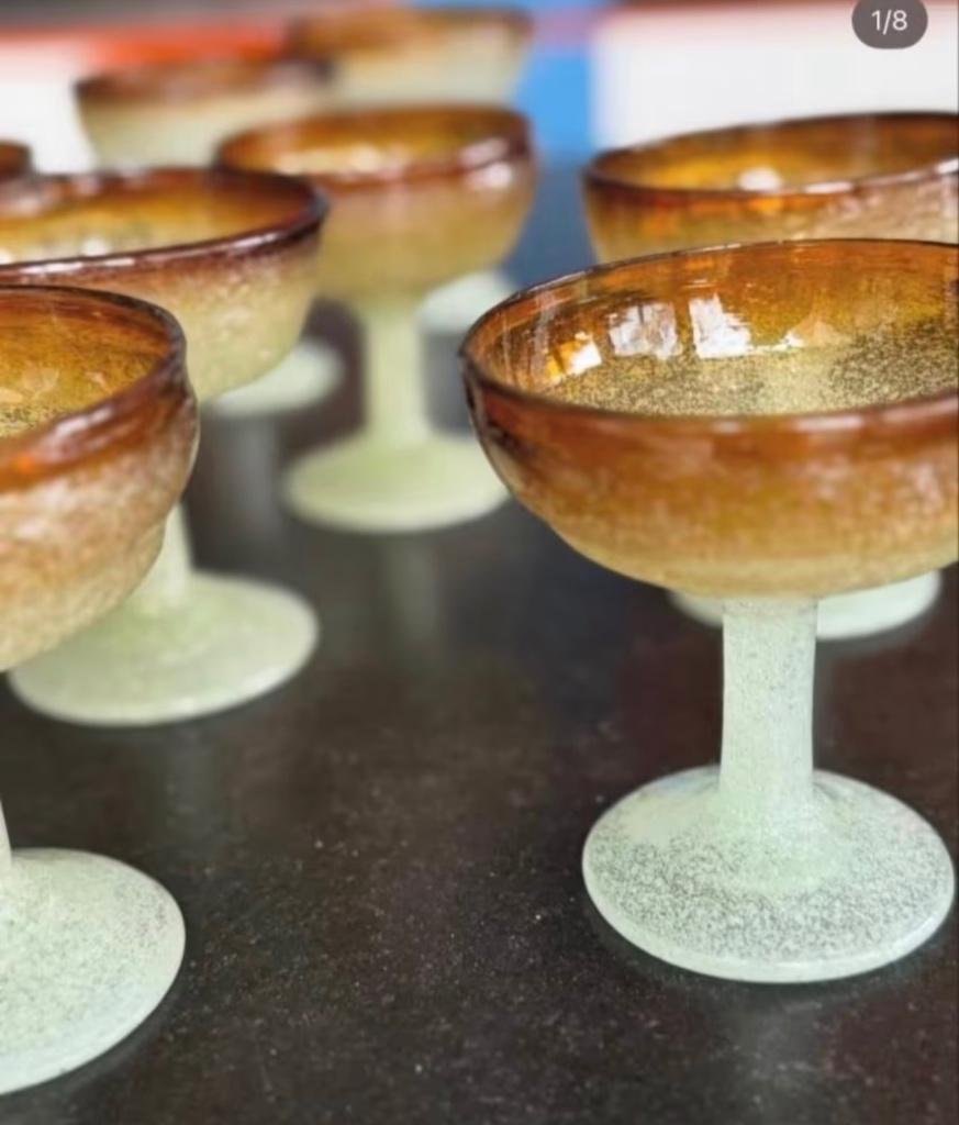 Tasses à dessert en verre de Murano, prix unitaire, Enlèvement ou Envoi