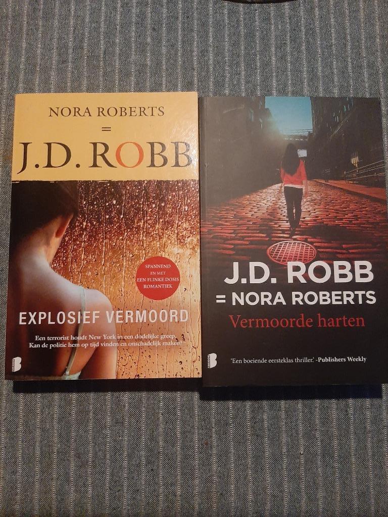 2 x J.D. ROBB (Nora Roberts), Boeken, Ophalen, Zo goed als nieuw, Nora Roberts