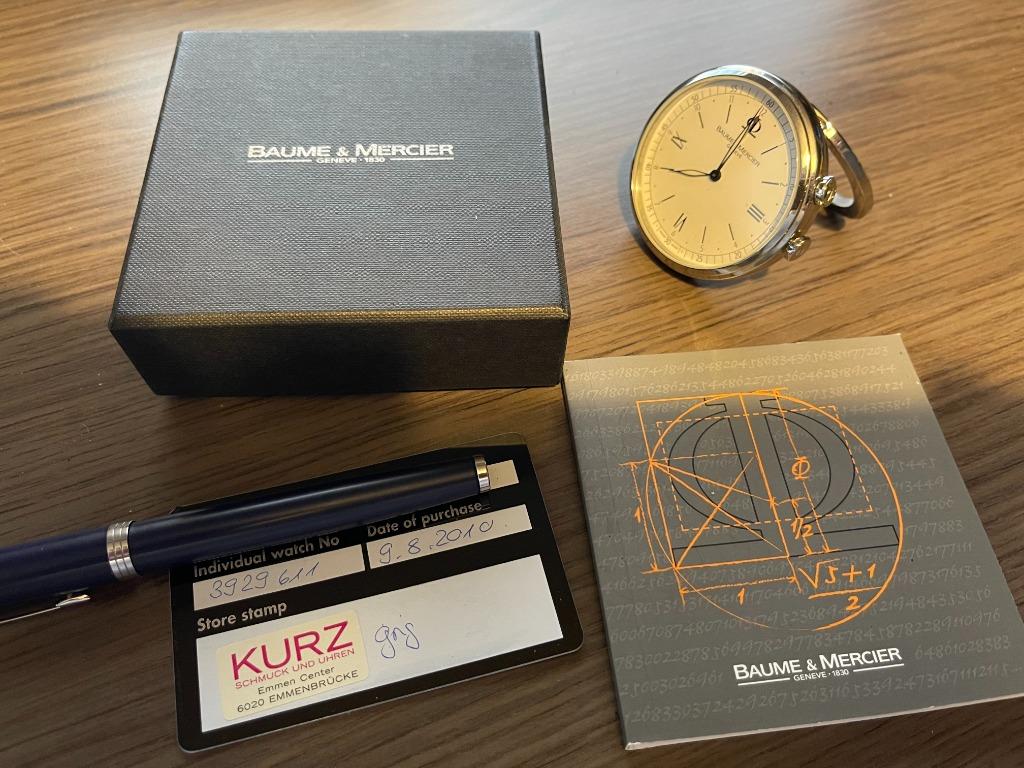Baume & Mercier Travel Clock M0A08705, Autres marques, Enlèvement ou Envoi, Acier, 1960 ou plus tard