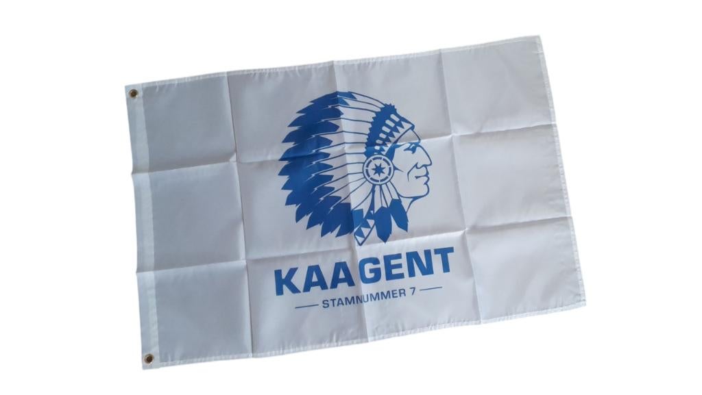 Vlag voetbalclub / voetbal KAA AA Gent - Stamnummer 7, Verzamelen, Ophalen of Verzenden, Nieuw