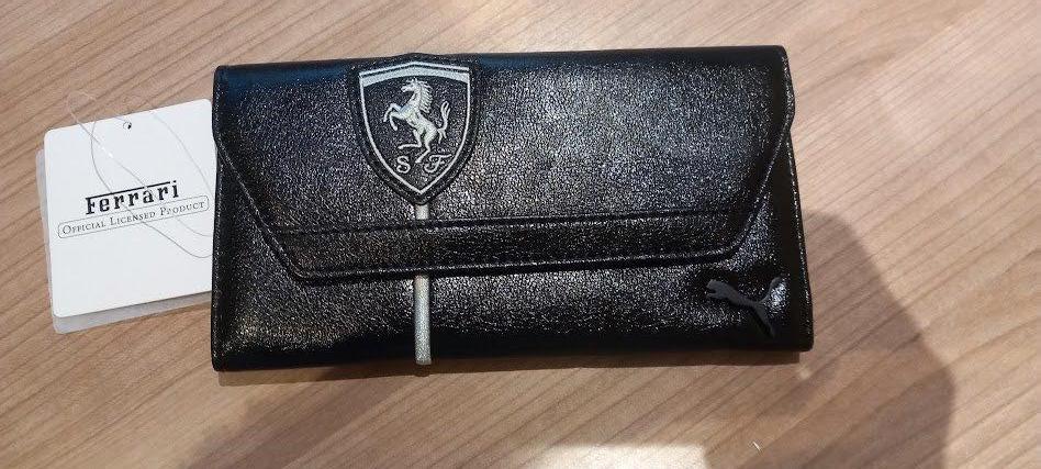 Portefeuille Ferrari. Nouveau. Jamais utilisé, Bijoux, Sacs & Beauté, Enlèvement ou Envoi, Neuf, Noir, Autres marques