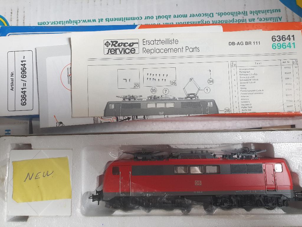 locomotief BR AG 111 038-6, Ophalen of Verzenden, Nieuw, Locomotief, Roco
