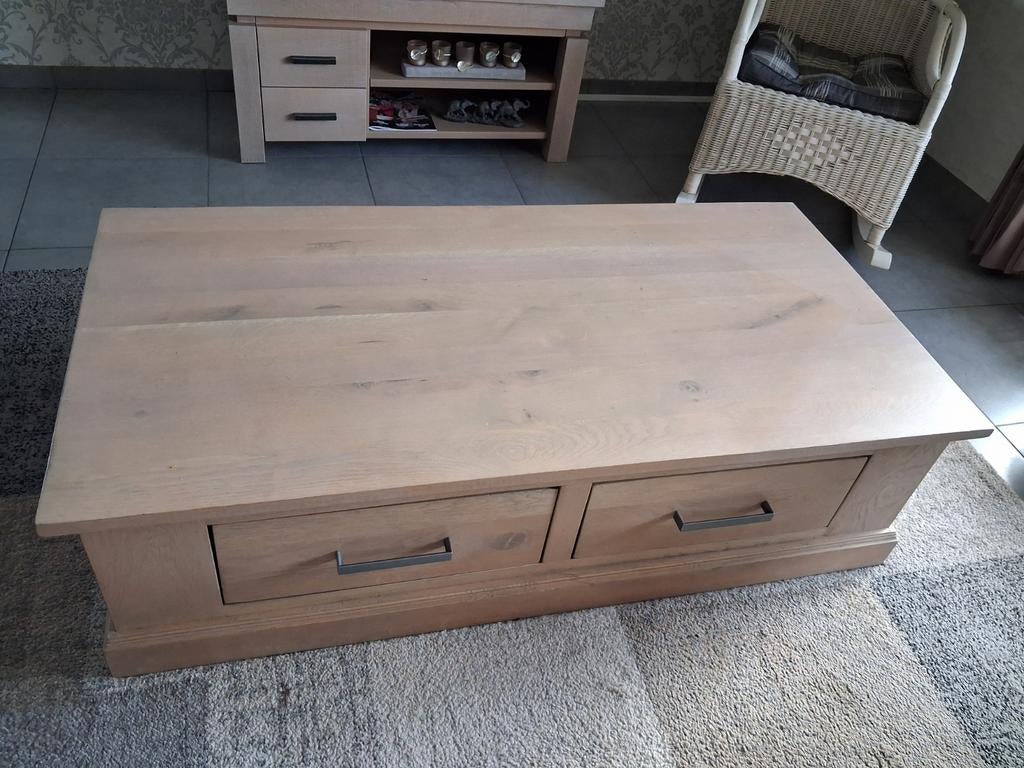 Eiken salontafel, Huis en Inrichting, Tafels | Salontafels, Ophalen