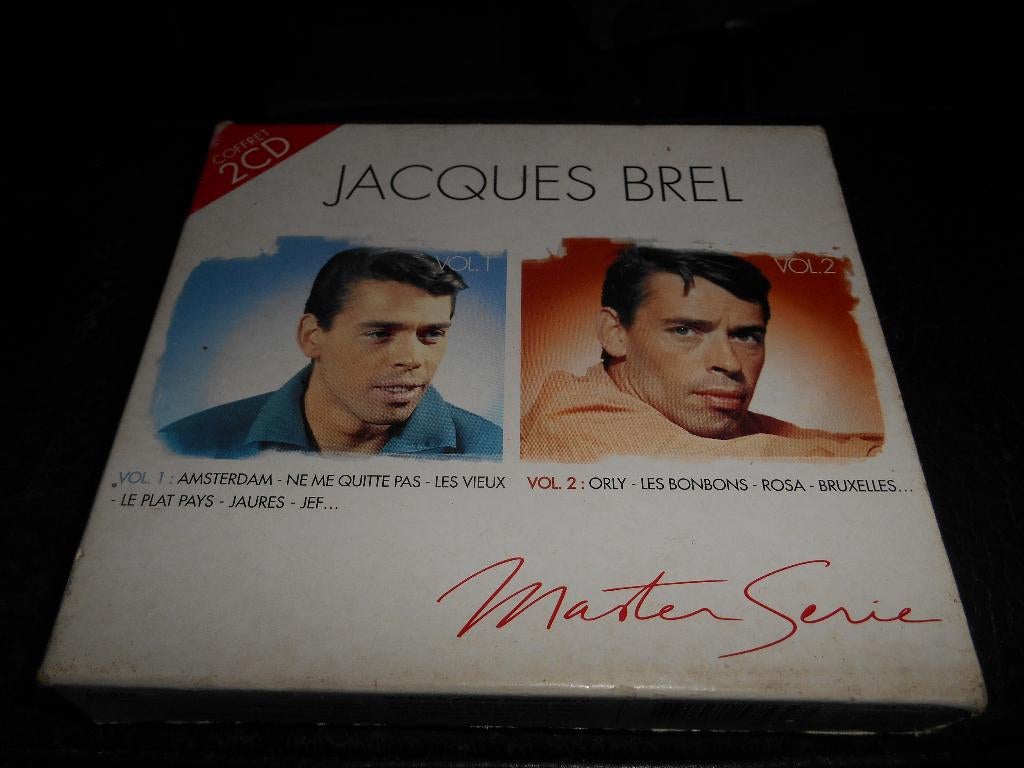 coffret double CD Jacques Brel, Ophalen of Verzenden