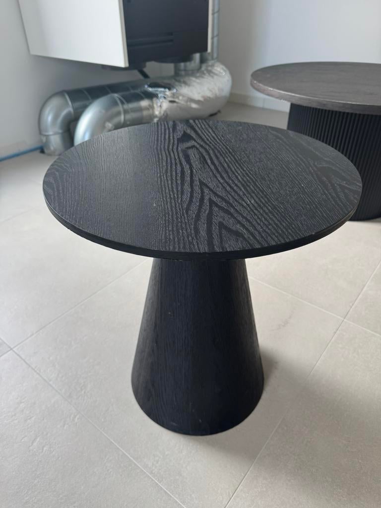 Zwarte bijzettafel, Ophalen, Gebruikt