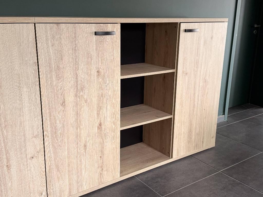 Kantoorkast - Boekenkast, Ophalen, Met deur(en), 100 tot 150 cm, 150 tot 200 cm