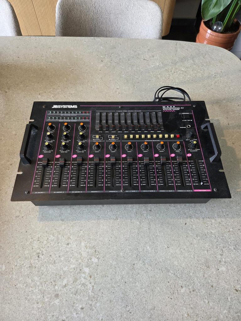 JB systems MX09 professional DJ sound mixer, Muziek en Instrumenten, Mengpanelen, Ophalen, Zo goed als nieuw