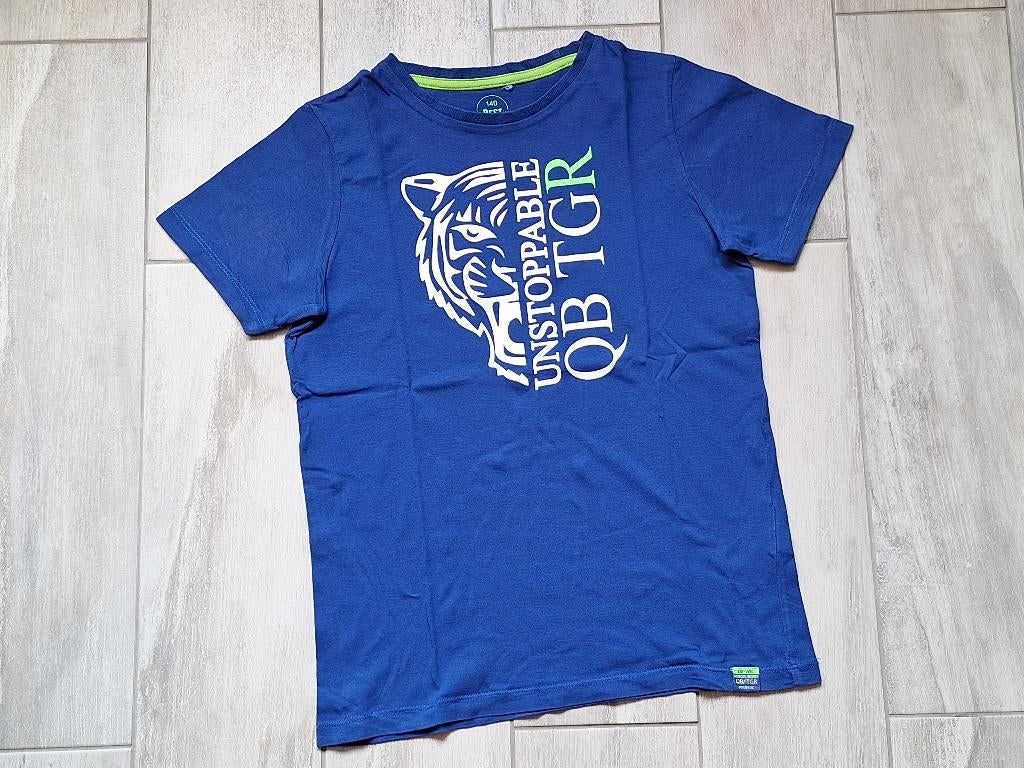 ★ M140 - T-Shirt tiger, Kinderen en Baby's, Kinderkleding | Maat 140, Gebruikt, Jongen, Shirt of Longsleeve, Ophalen of Verzenden