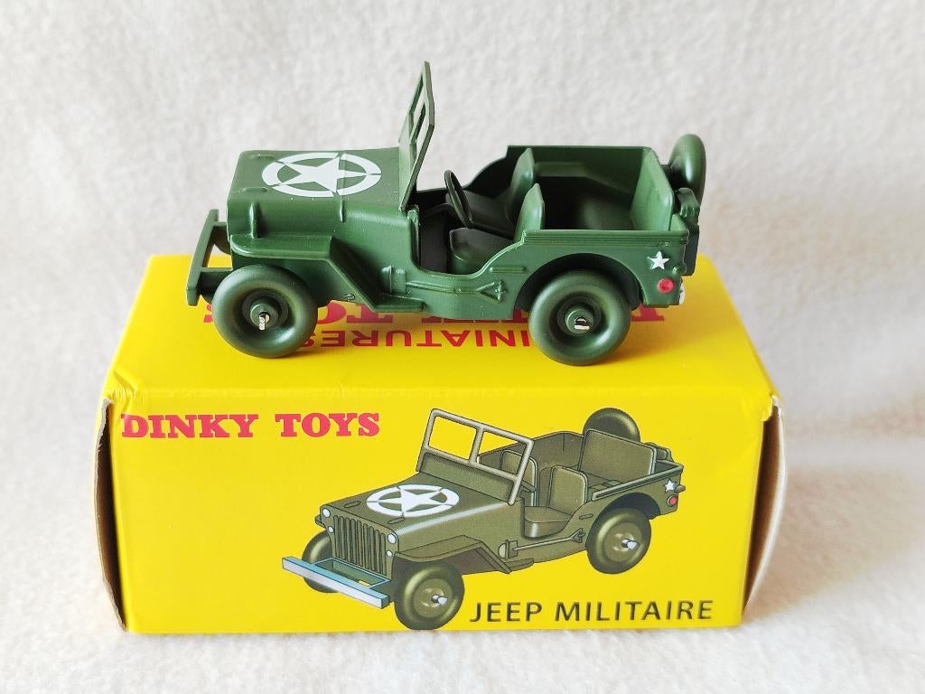 Dinky Atlas _ Jeep Militaire US _ ref. 24M (Noël 2015), Enlèvement ou Envoi, Comme neuf, Voiture, Dinky Toys