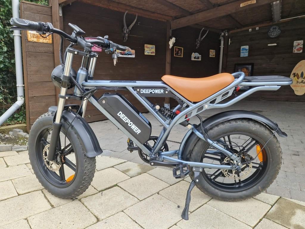 Fatbike 20 pouces Deepower Qs7 1500 Watts a voir !, Vélos & Vélomoteurs, Enlèvement, Comme neuf, 50 km par batterie ou plus, Autres marques