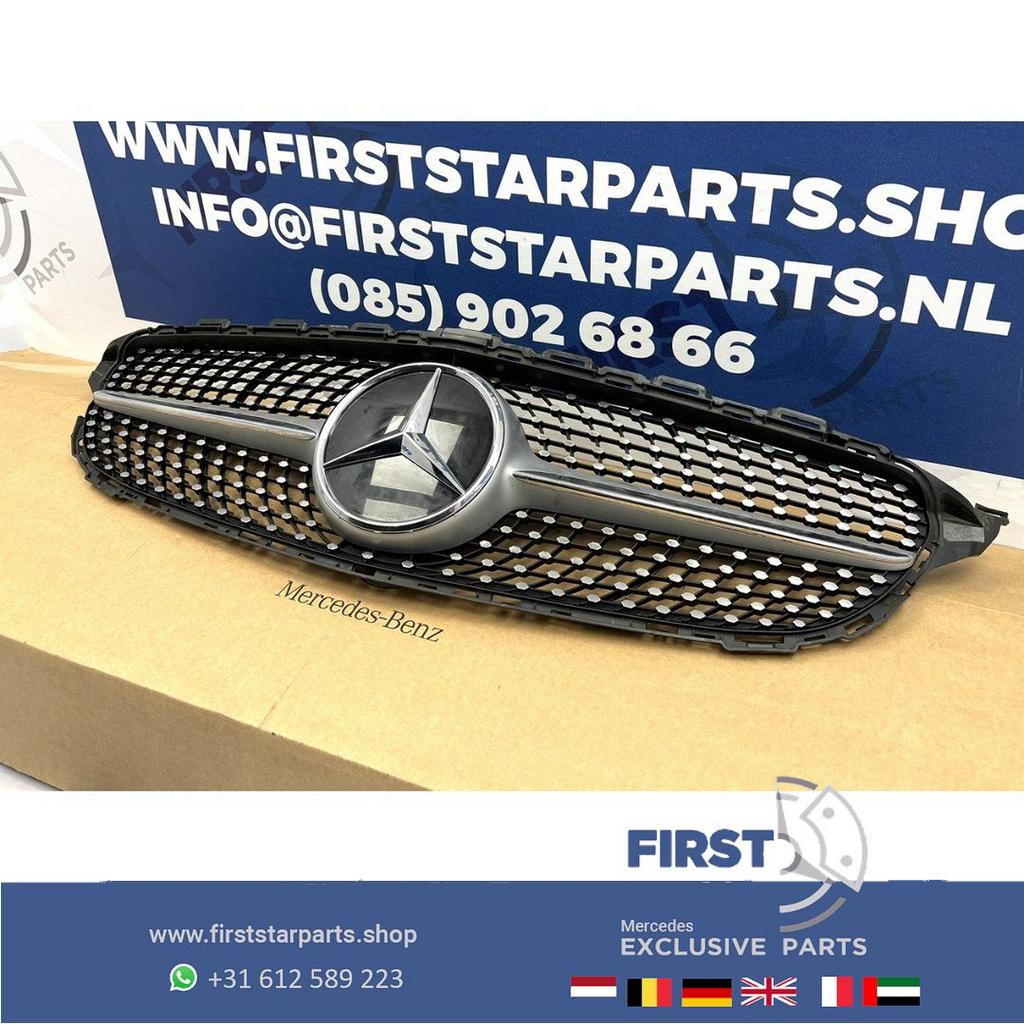W205 Diamant Gril Mercedes C Klasse 2014-2018 AMG Diamond MB, Auto-onderdelen, Gebruikt, -, Ophalen of Verzenden, -