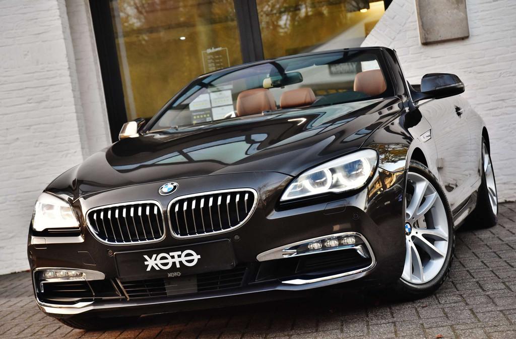 BMW 6 Serie 640 I CABRIOLET *BELGIAN CAR / FULL HISTORY*, Automaat, 4 zetels, Achterwielaandrijving, Gebruikt