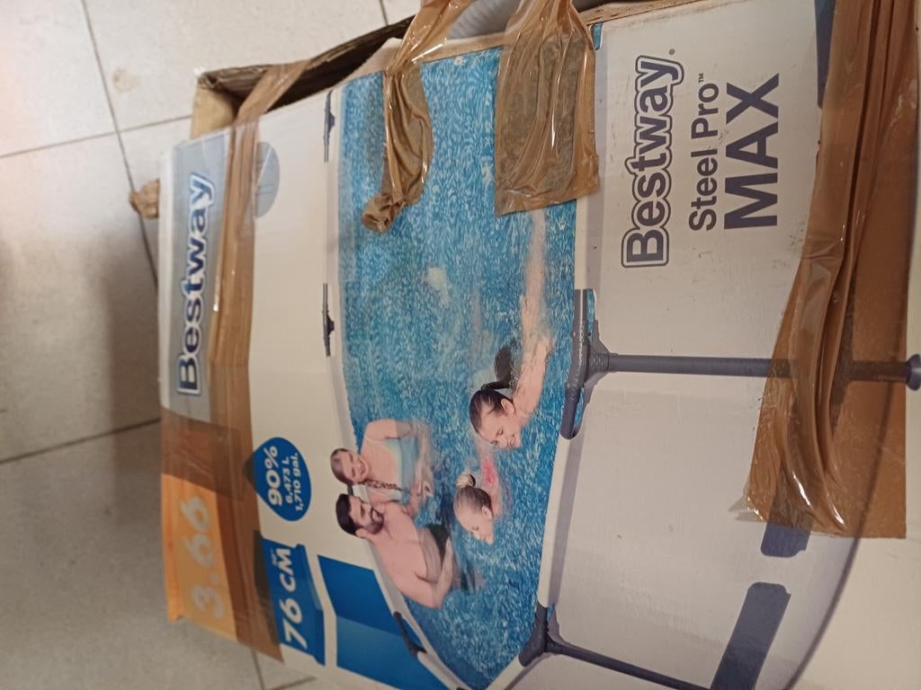 Zwembad met filter en verwarming, Tuin en Terras, Zwembaden, Ophalen