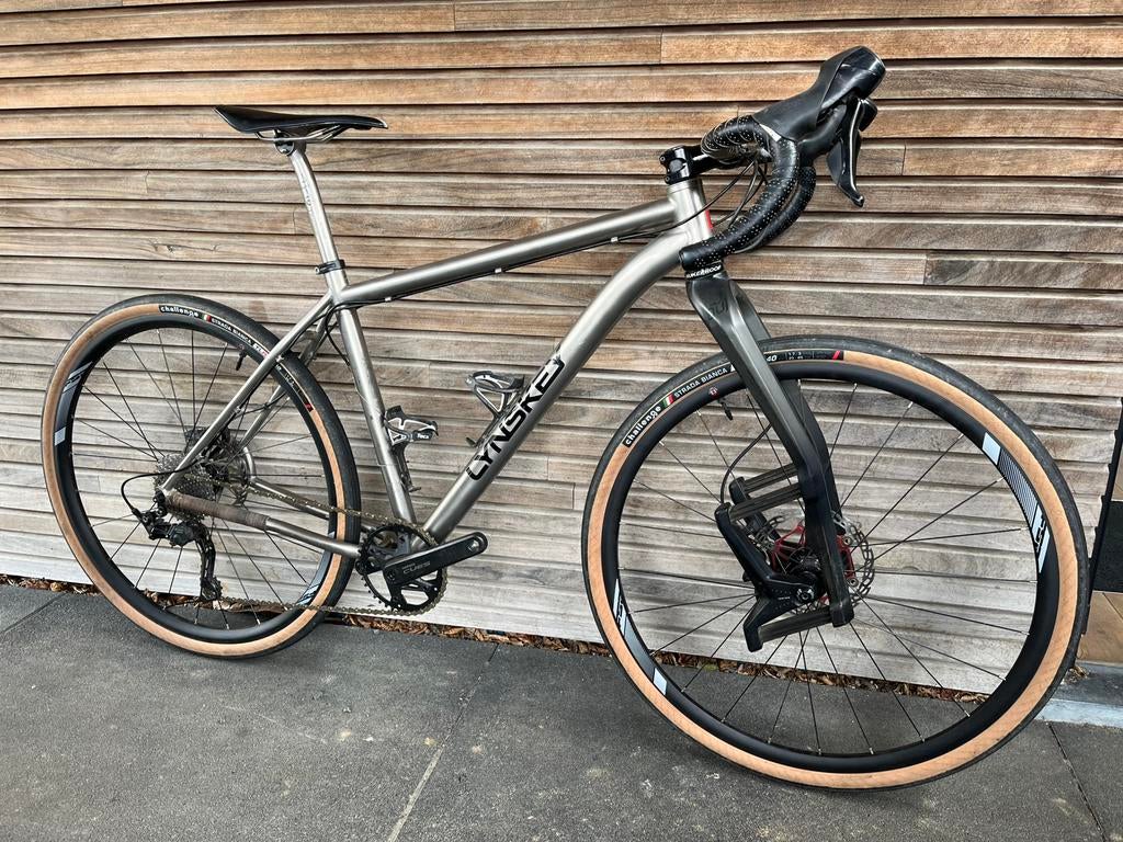 titanium gravel/allround lynskey pro xl, Fietsen en Brommers, 28 inch, Gebruikt, 10 tot 15 versnellingen, Heren