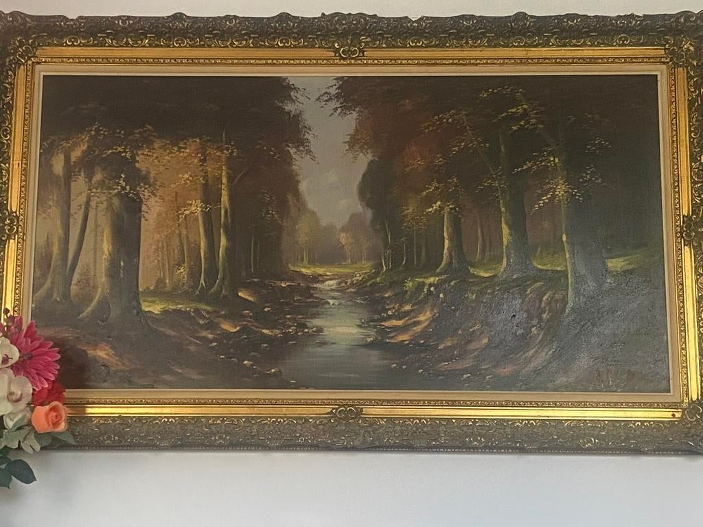 Sous bois peinture a l’huile, Enlèvement
