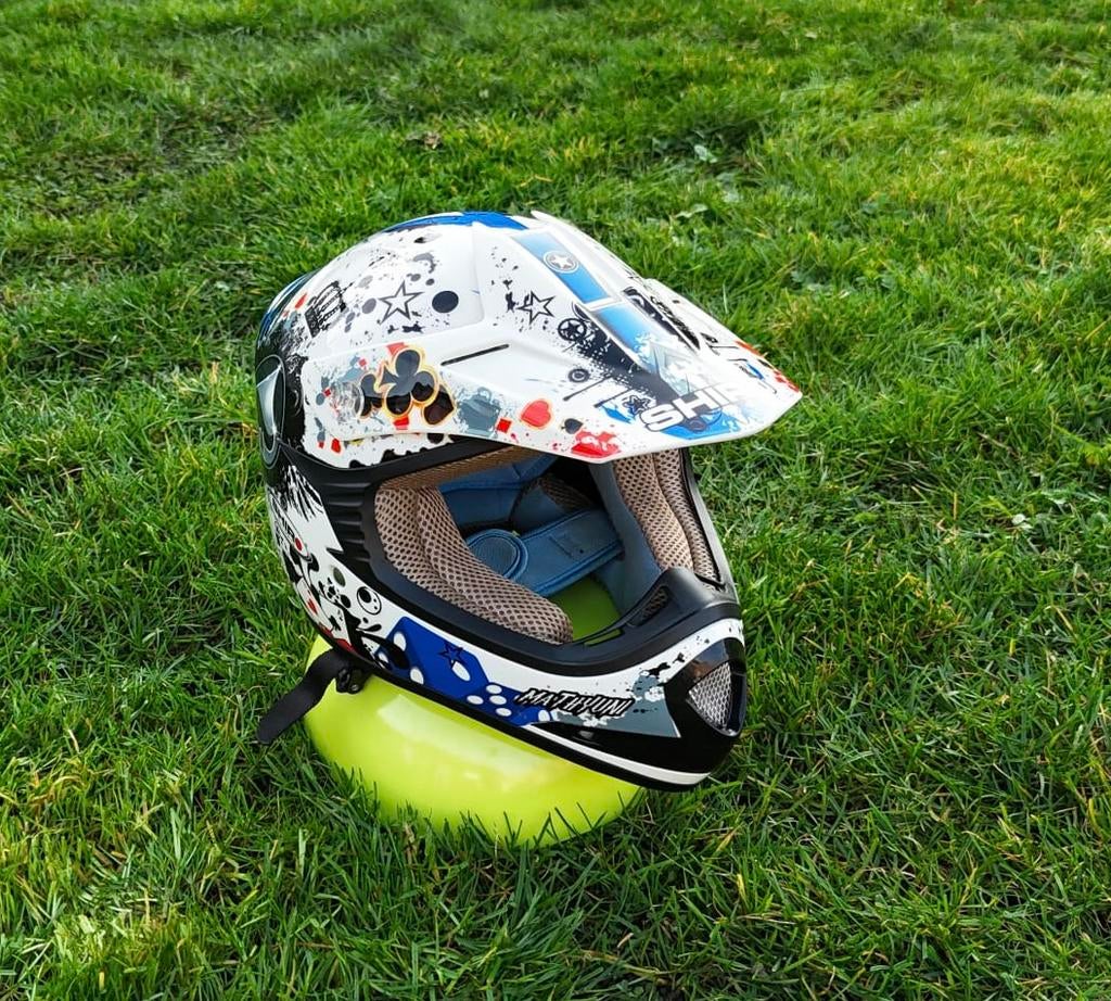 Shiro crosshelm kinderen YL 51-52, Motoren, Kinderen, Offroadhelm, Nieuw zonder kaartje, S