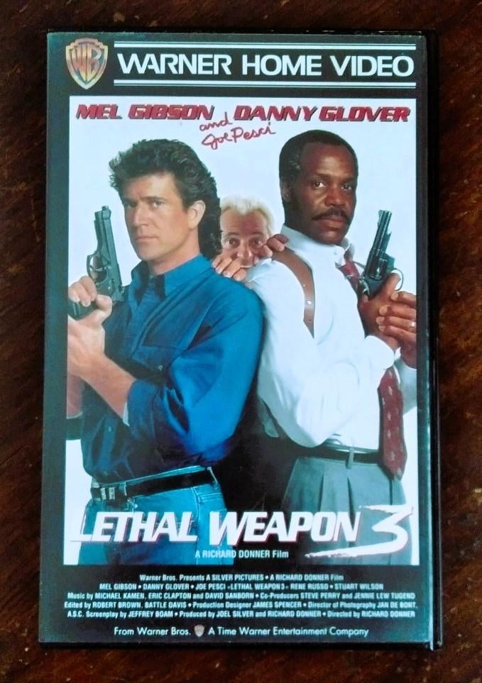 videocassette lethal weapon 3 - 1992 (actie), Cd's en Dvd's, VHS | Film, Vanaf 16 jaar, Ophalen, Zo goed als nieuw, Actie en Avontuur
