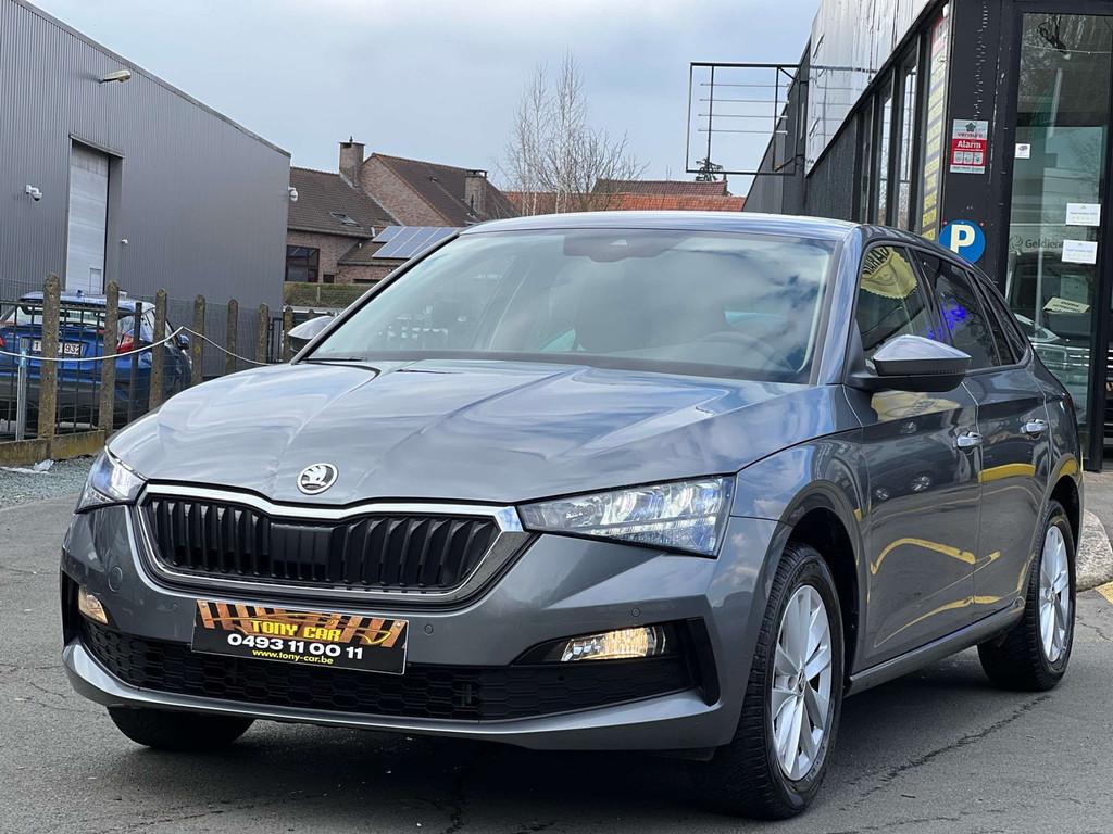 Skoda Scala 1.0 TSI✅14944Km✅*NAVI*via CarPlay*LED*BT*A/c, Voorwielaandrijving, Gebruikt, 1200 kg, 95 pk