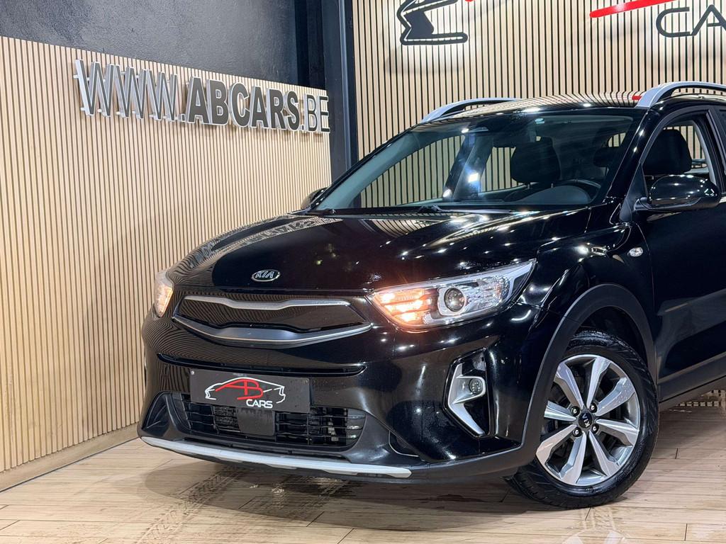 Kia Stonic 1.0 * GARANTIE 12 MOIS * 1ER PROPRIETAIRE *, Auto's, Kia, Stof, Gebruikt, 1650 kg, Zwart