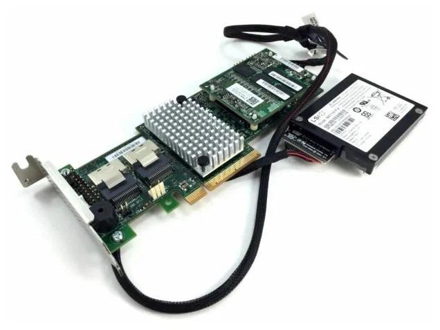 LSI SAS 9265-8i RAID Controller + BBU Low Profile Dell FNR56, Computers en Software