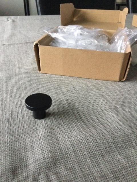 Strak Deurknoppen - zwart, Enlèvement ou Envoi, Neuf