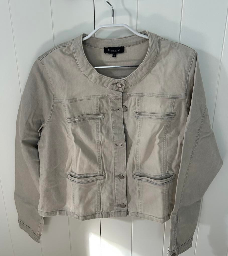 Veste Terre Bleue pour femme, gilet taille 44, Enlèvement ou Envoi, Porté, Taille 42/44 (L), Beige