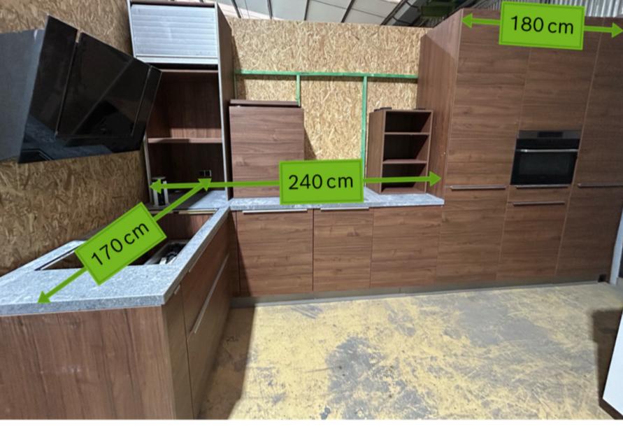 #04 Prachtige keuken met volledig houteffect uit 2020, Ophalen of Verzenden, Gebruikt, Hout
