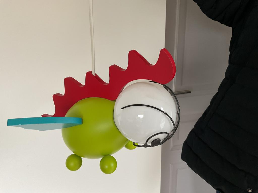 Plafondlamp voor kinderkamer, Ophalen, 50 tot 75 cm, Zo goed als nieuw, Modern