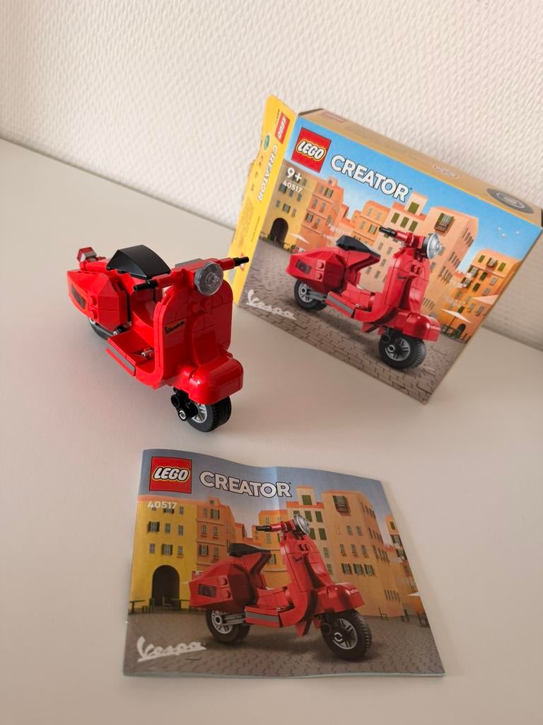 LEGO set 40517 Vespa, Compleet, Lego, Ophalen of Verzenden, Zo goed als nieuw