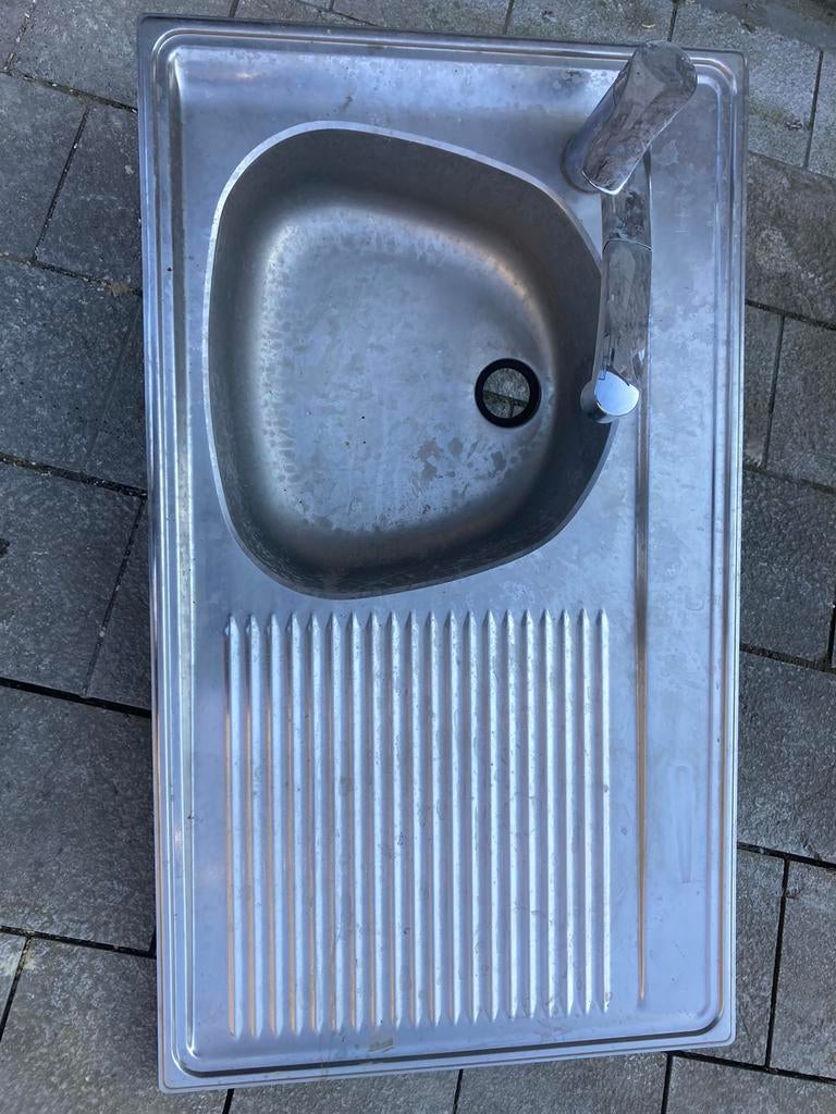 Evier Franke avec mitigeur, Maison & Meubles, Enlèvement, Utilisé