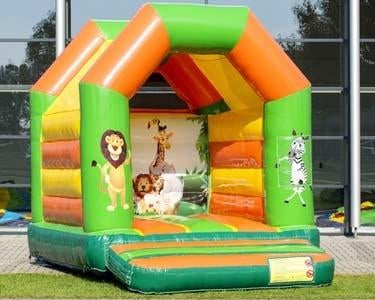 springkasteel Zoo, Ophalen, Gebruikt