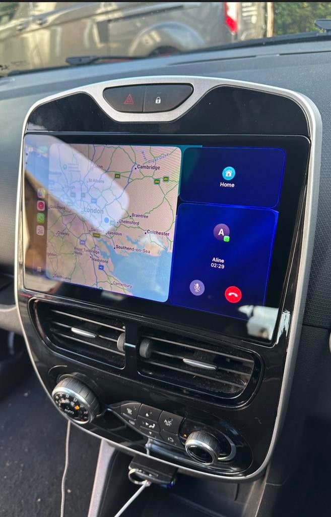 Carplay/android auto voor renault clio 2012-2019 4RAM64gb, Auto diversen, Autoradio's, Ophalen, Zo goed als nieuw