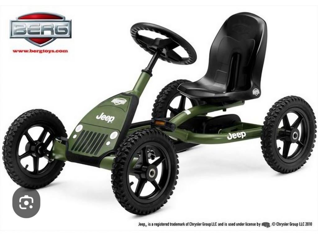 Skelter Jeep kaki merk BERG, Enfants & Bébés, Jouets | Extérieur | Go-cart & Cuistax, Enlèvement