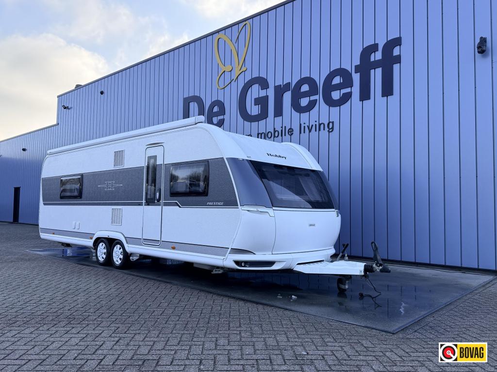Hobby Prestige 720 WLC, Caravanes & Camping, Entreprise, Hobby, Poêle, 7 à 8 mètres