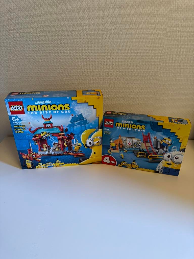 Lego set Minions 75550 en 75546 nieuw en sealed, Kinderen en Baby's, Speelgoed | Racebanen, Ophalen, Zo goed als nieuw