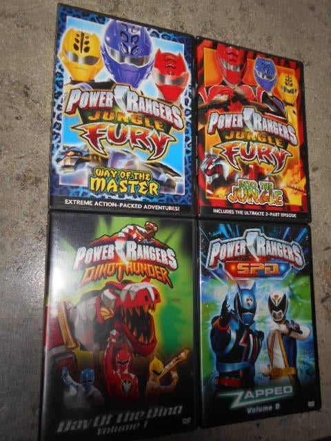 Power Rangers / 4 dvd's, Cd's en Dvd's, Dvd's | Kinderen en Jeugd, Ophalen of Verzenden, Zo goed als nieuw