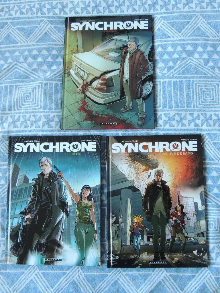 Synchrone Série complète EO 3 tomes, Livres, BD, Comme neuf, Série complète ou Série, Enlèvement ou Envoi