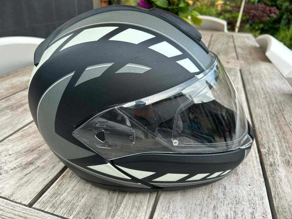 BMW motorhelm maat 60/61, Motoren, Ophalen, Tweedehands, Systeemhelm, Overige merken