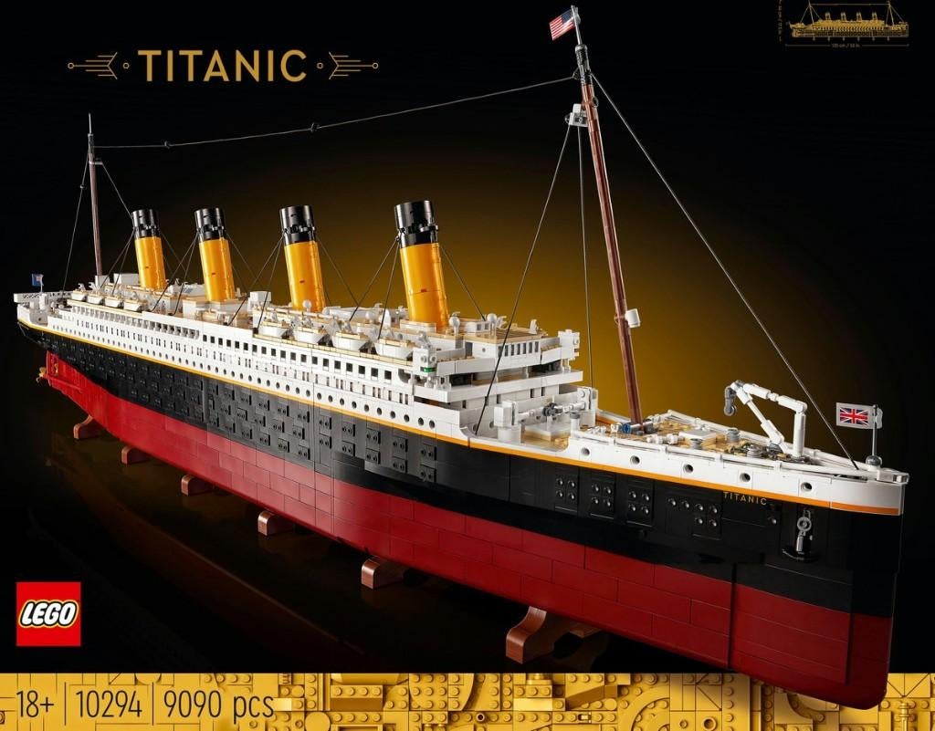 Lego 10294 Titanic huren - Icons, Ophalen of Verzenden, Complete set, Lego